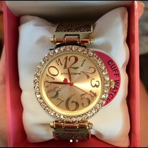 Betsey Johnson Cuff Watch.